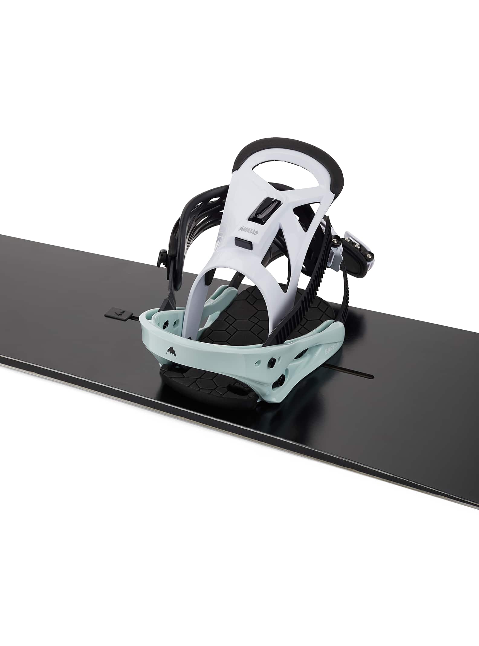 Burton Kids' Burton Smalls Re:Flex Snowboard Bindings Neo-Mint/White