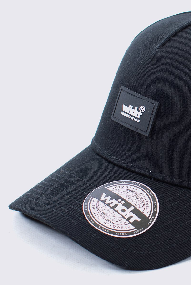 WNDRR BLADE SNAPBACK CAP Black