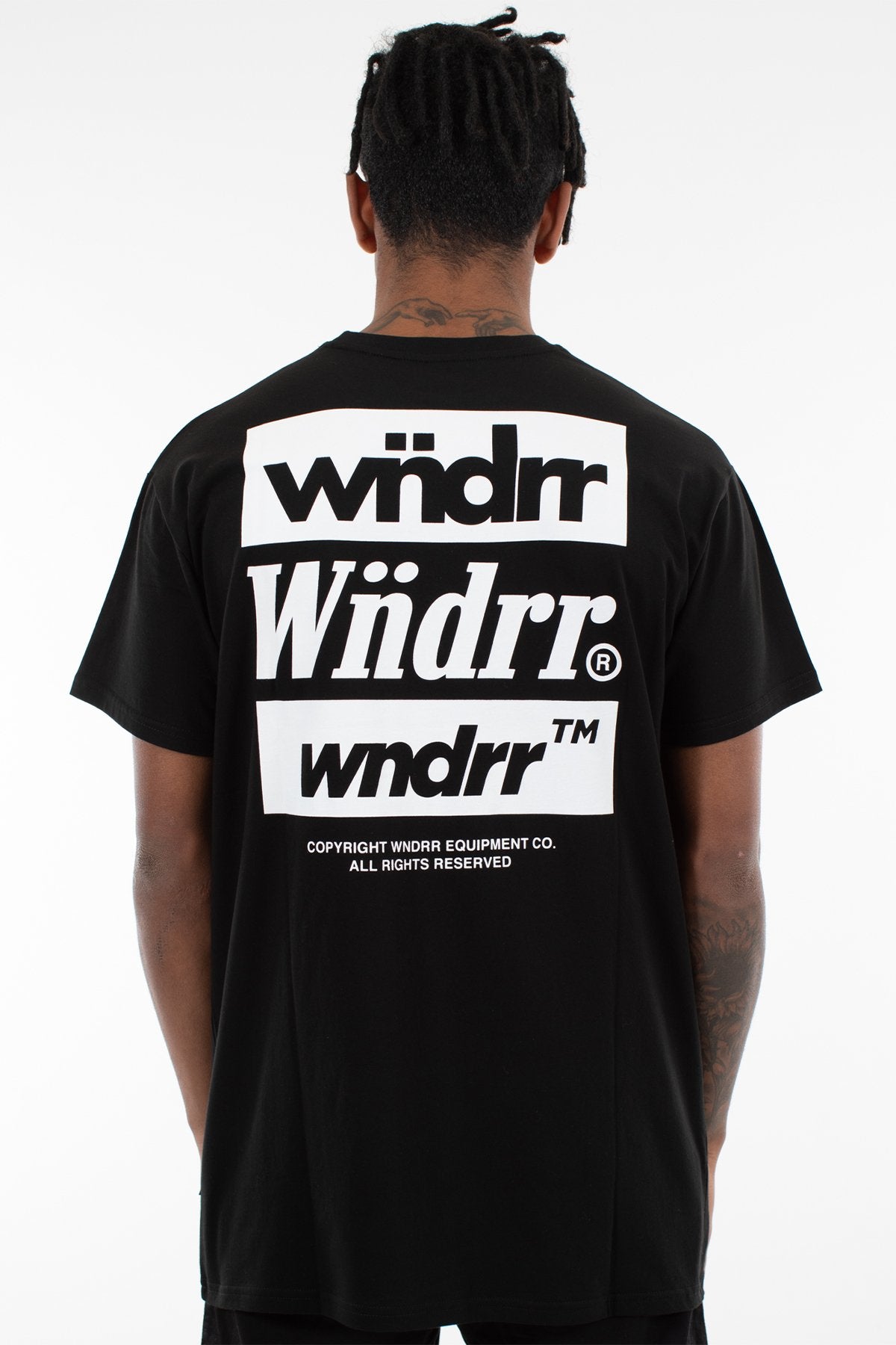 WNDRR ICONS CUSTOM FIT TEE Black