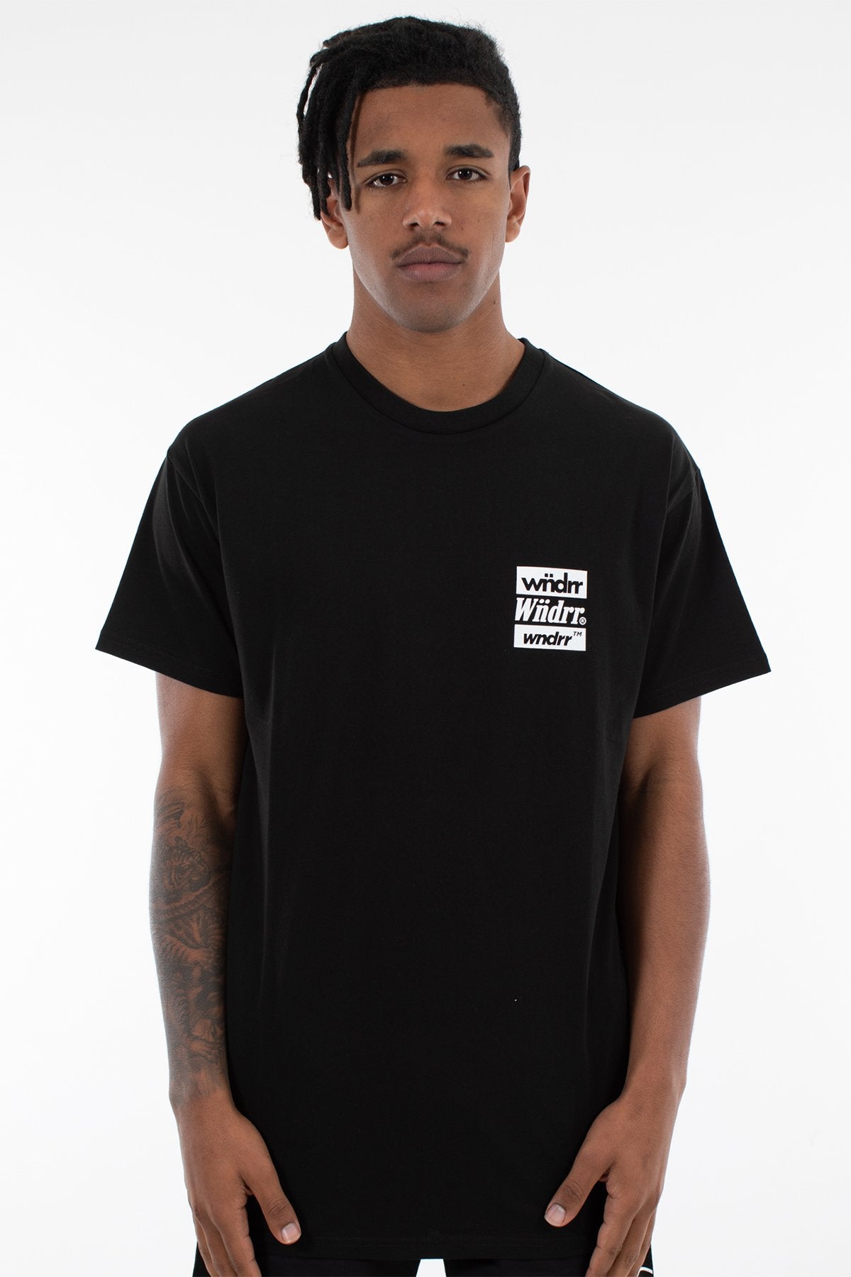 WNDRR ICONS CUSTOM FIT TEE Black