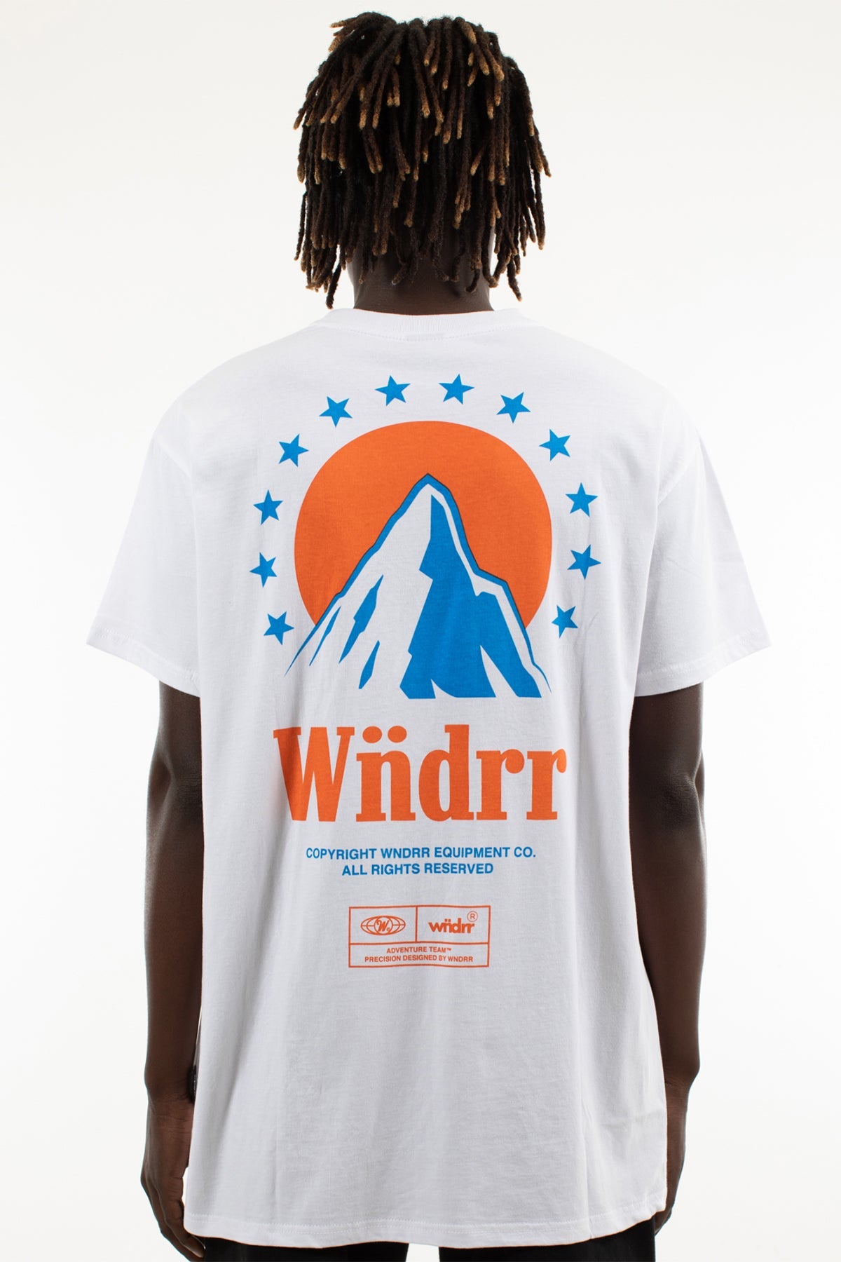 WNDRR LATITUDE CUSTOM FIT TEE WHITE