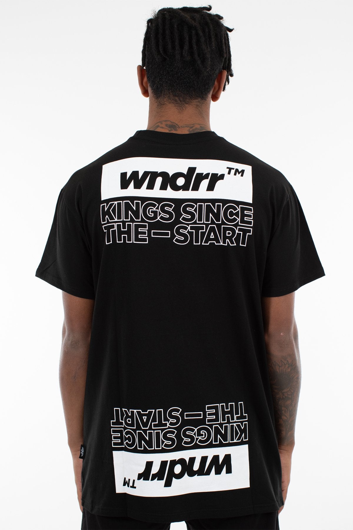 WNDRR MATCHES CUSTOM FIT TEE Black