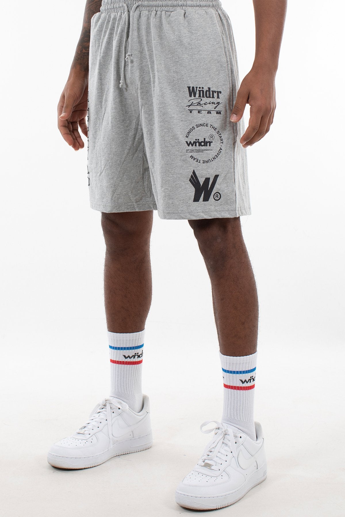 WNDRR MOMENTUM JERSEY SHORT Grey marle