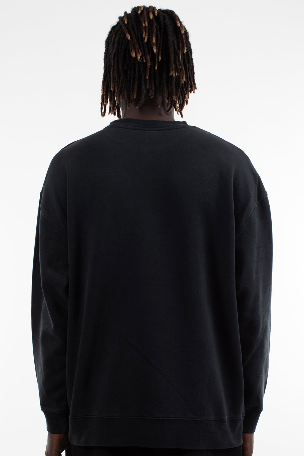 WNDRR NIGHTCRAWLER CREW SWEAT Washed Black
