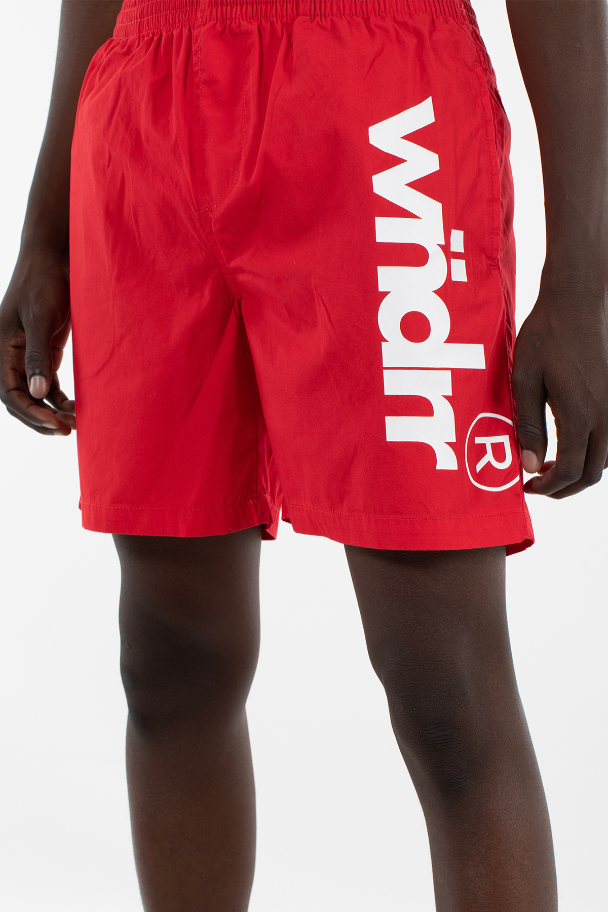 WNDRR OFFCUT BEACH SHORT Red
