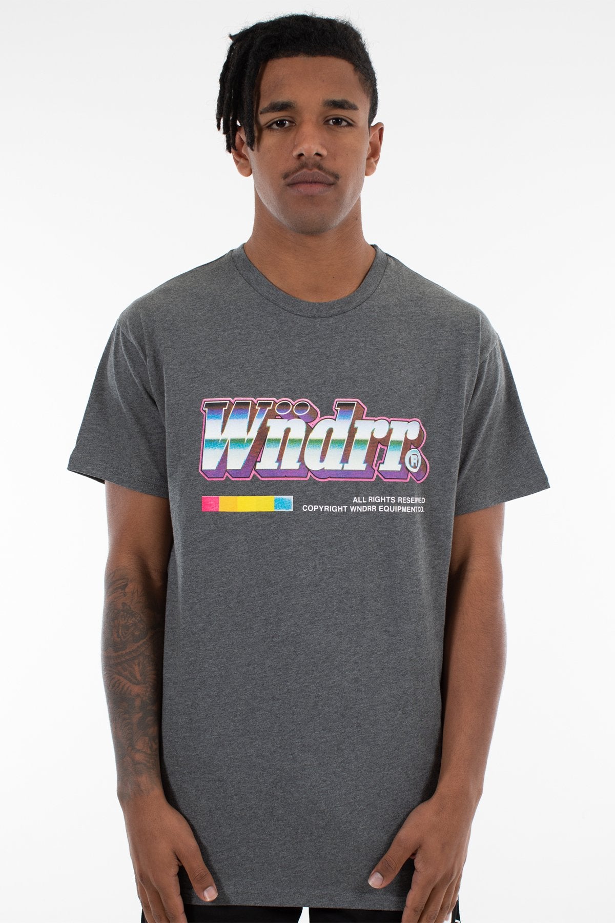 WNDRR PATRA CUSTOM FIT TEE Dark marle