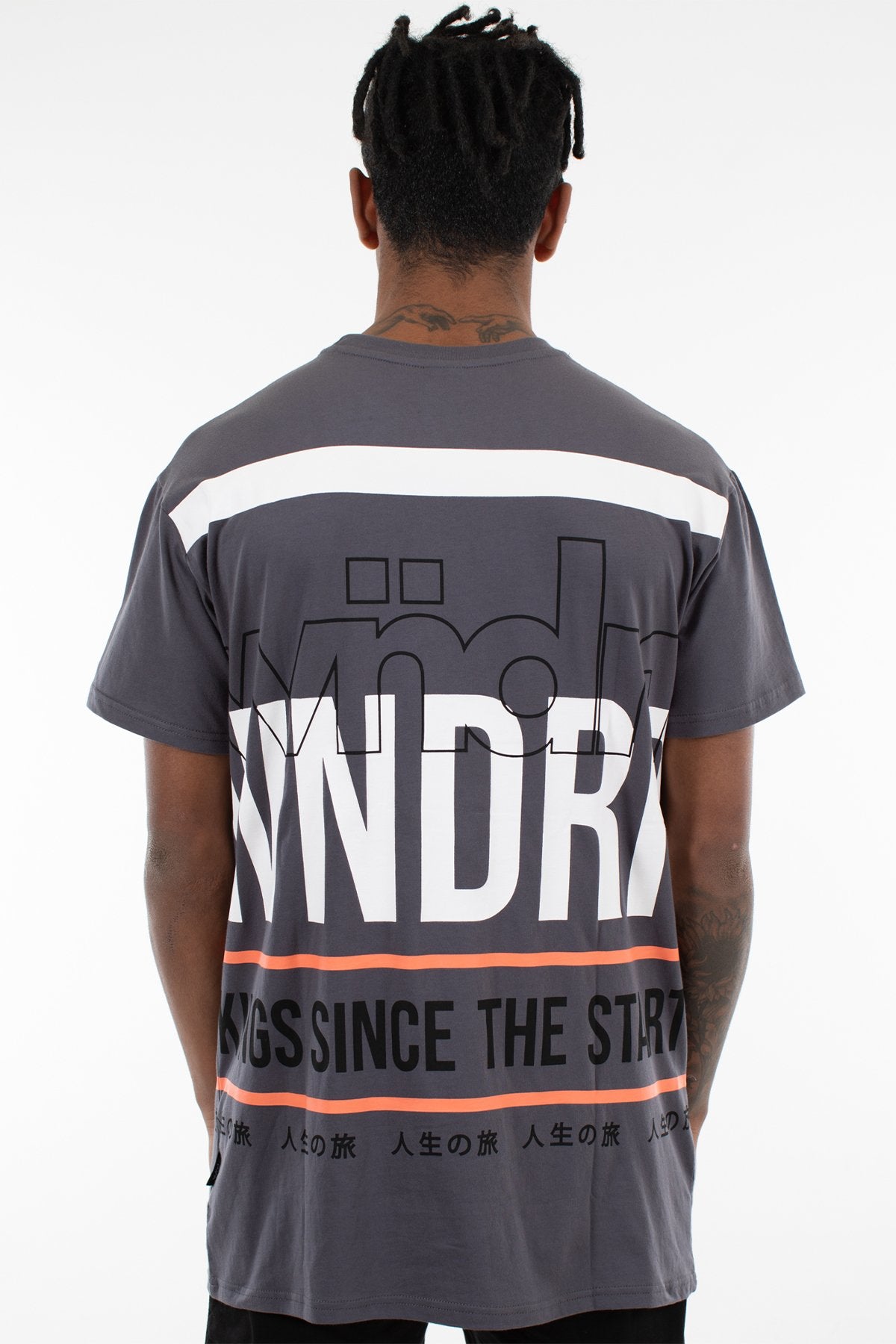 WNDRR STOMPER CUSTOM FIT TEE Charcoal