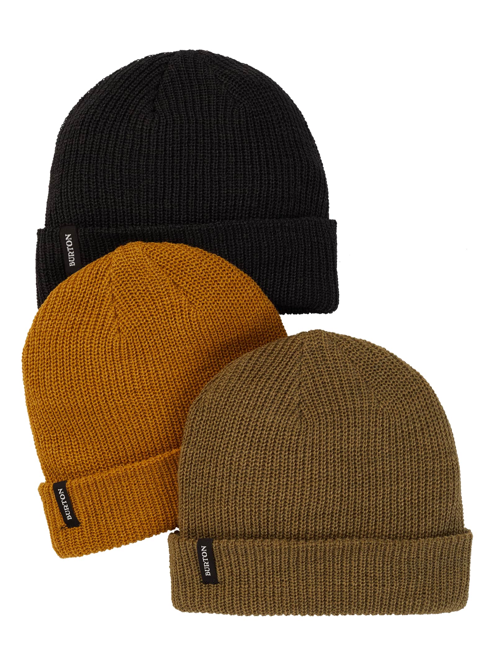 Burton DND Beanie 3-Pack 2022 True black / martini olive / wood thrush