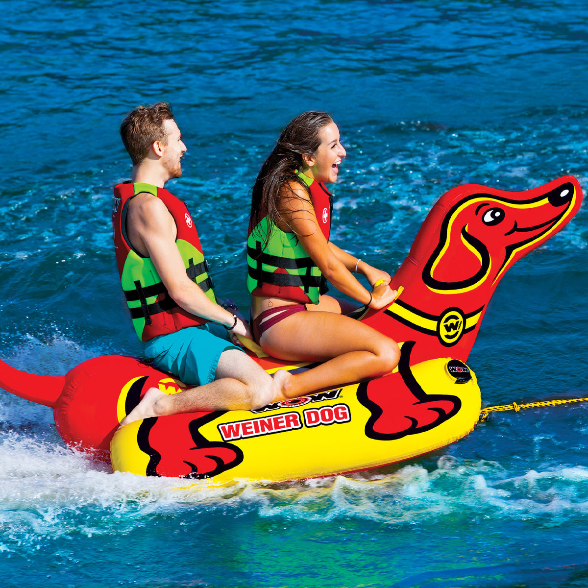 WOW Weiner Dog 2 Person Tube