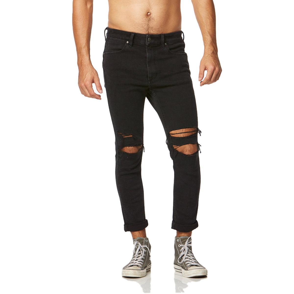Wrangler Smith R 28 Denim Pant Marshall Black 