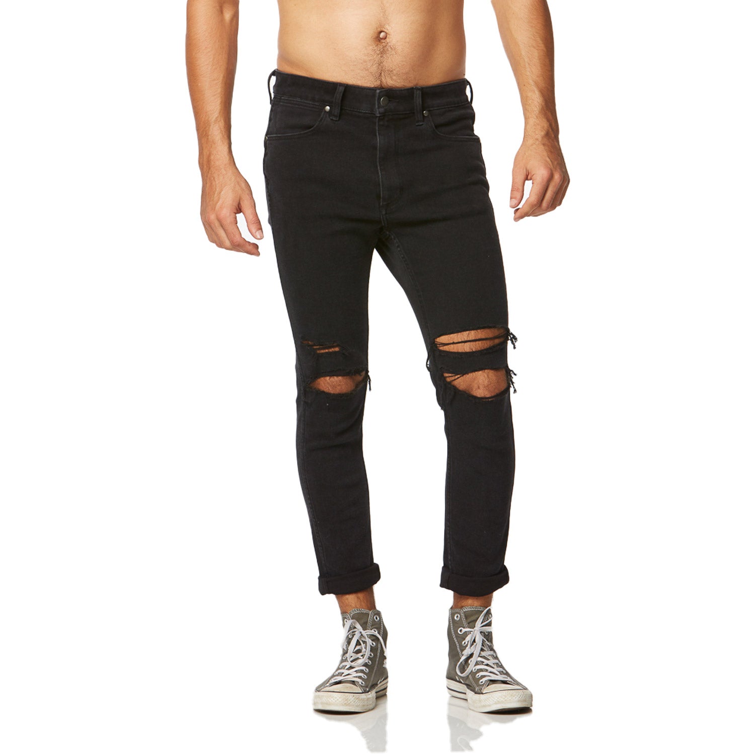 Wrangler Smith R 28 Denim Pant Marshall Black 