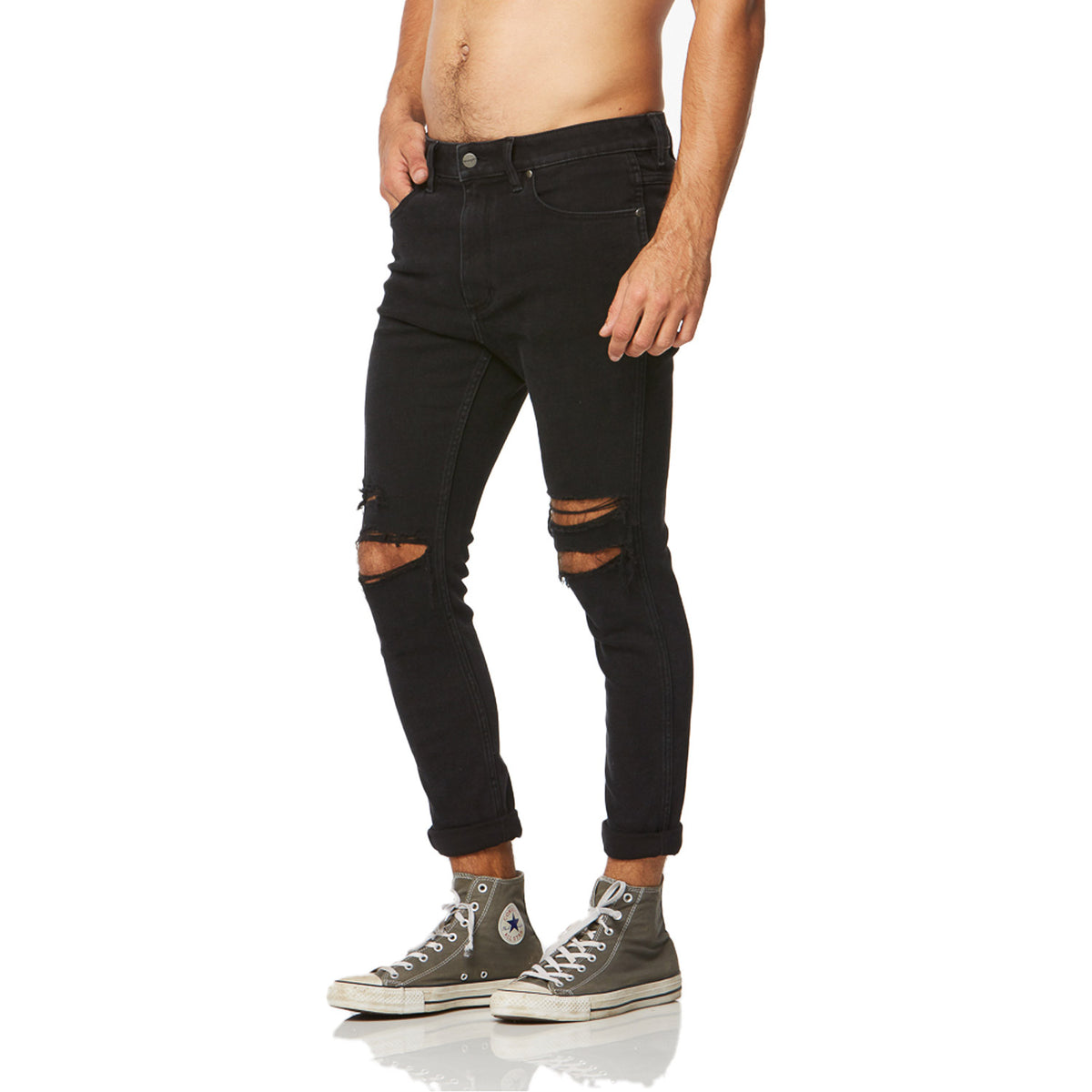 Wrangler Smith R 28 Denim Pant Marshall Black 