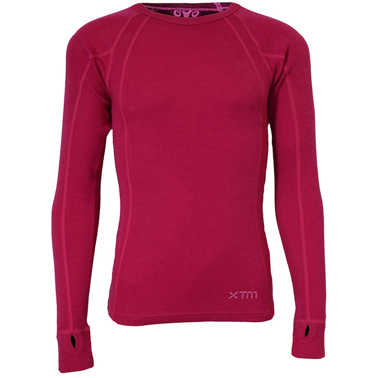 XTM Merino Kids Thermal Top 2019 Burgundy 