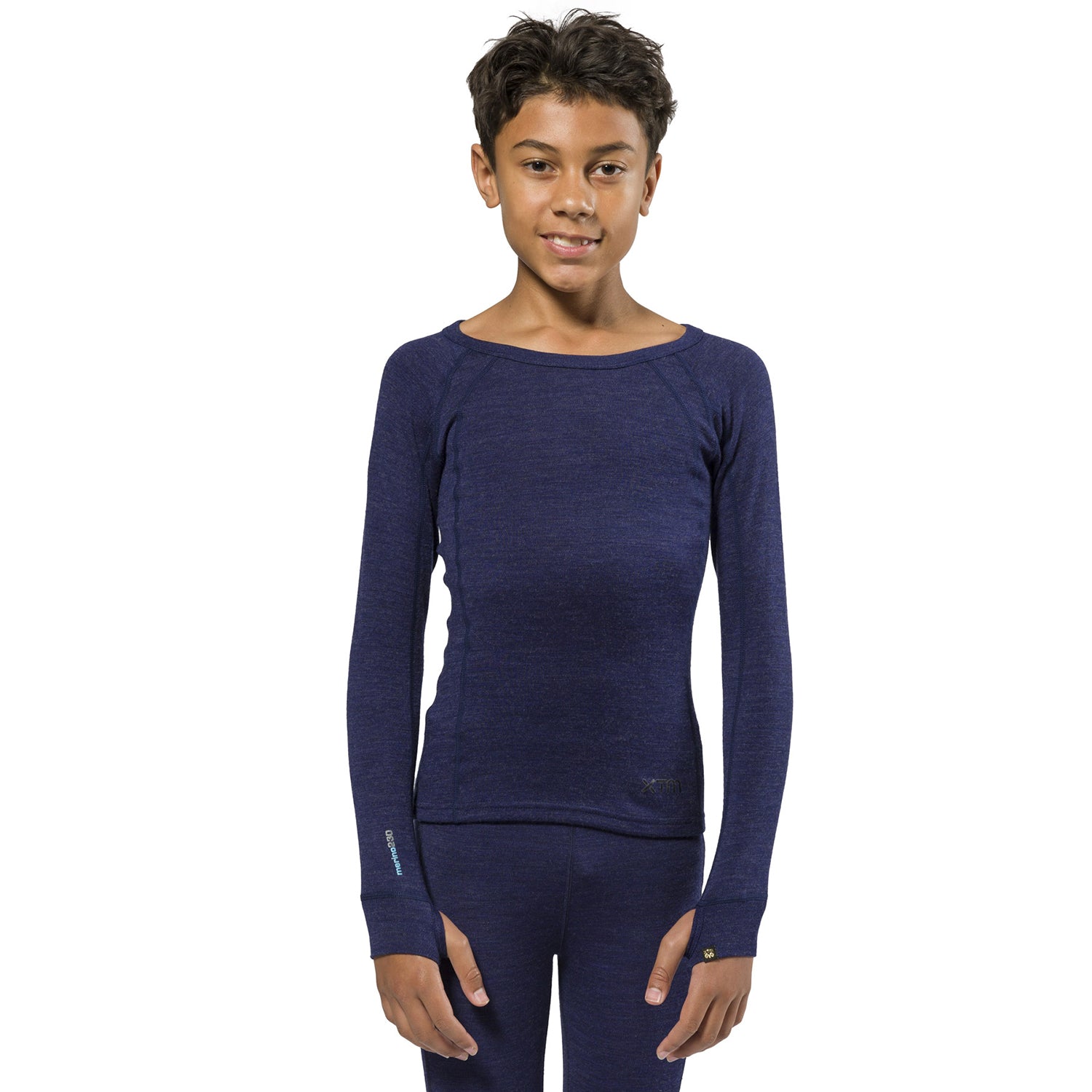 XTM Kids Merino Thermal Top 2019 Navy Marle