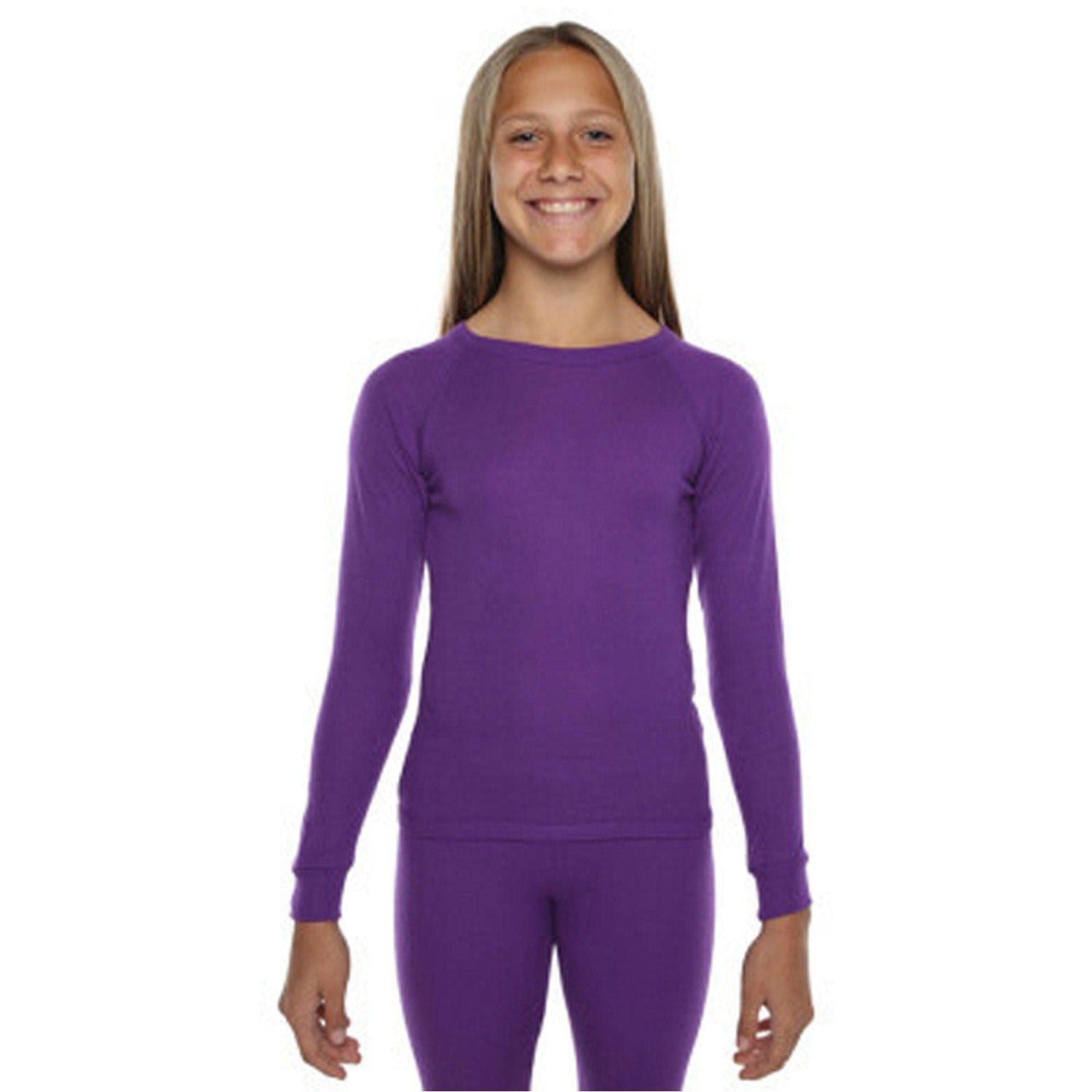 XTM Polypro Kids Thermal Top Purple