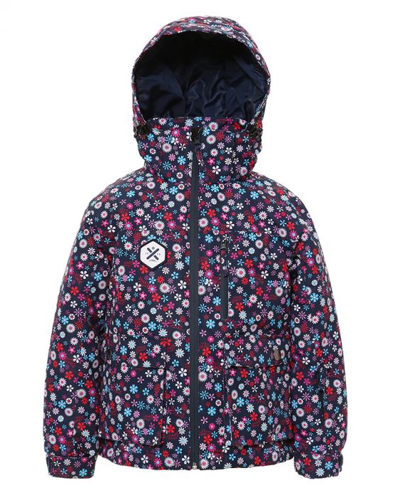 XTM YAMA KIDS JACKET Navy wildflower