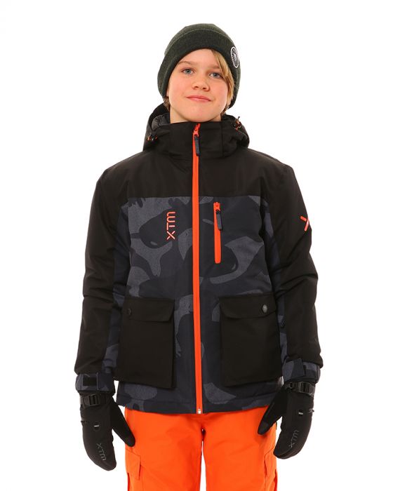 XTM YAMA YOUTH JACKET Black camo