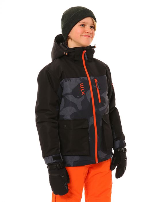 XTM YAMA YOUTH JACKET Black camo