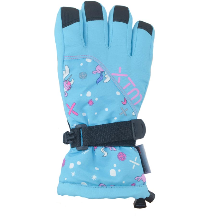 XTM Zoom Kids Snow Glove 2019 Aqua