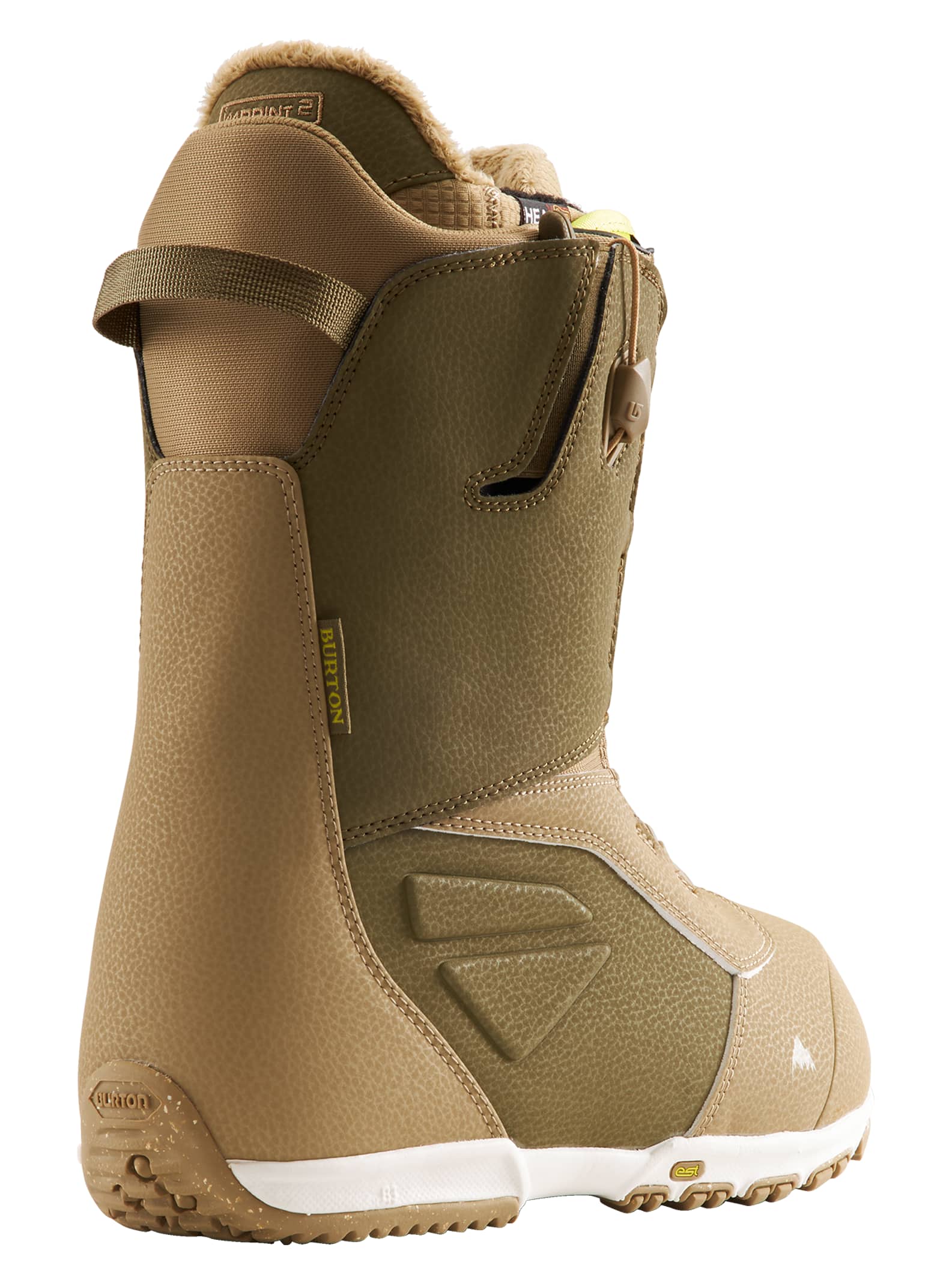 Burton Ruler Snowboard Boot 2022 Tan / olive / yellow