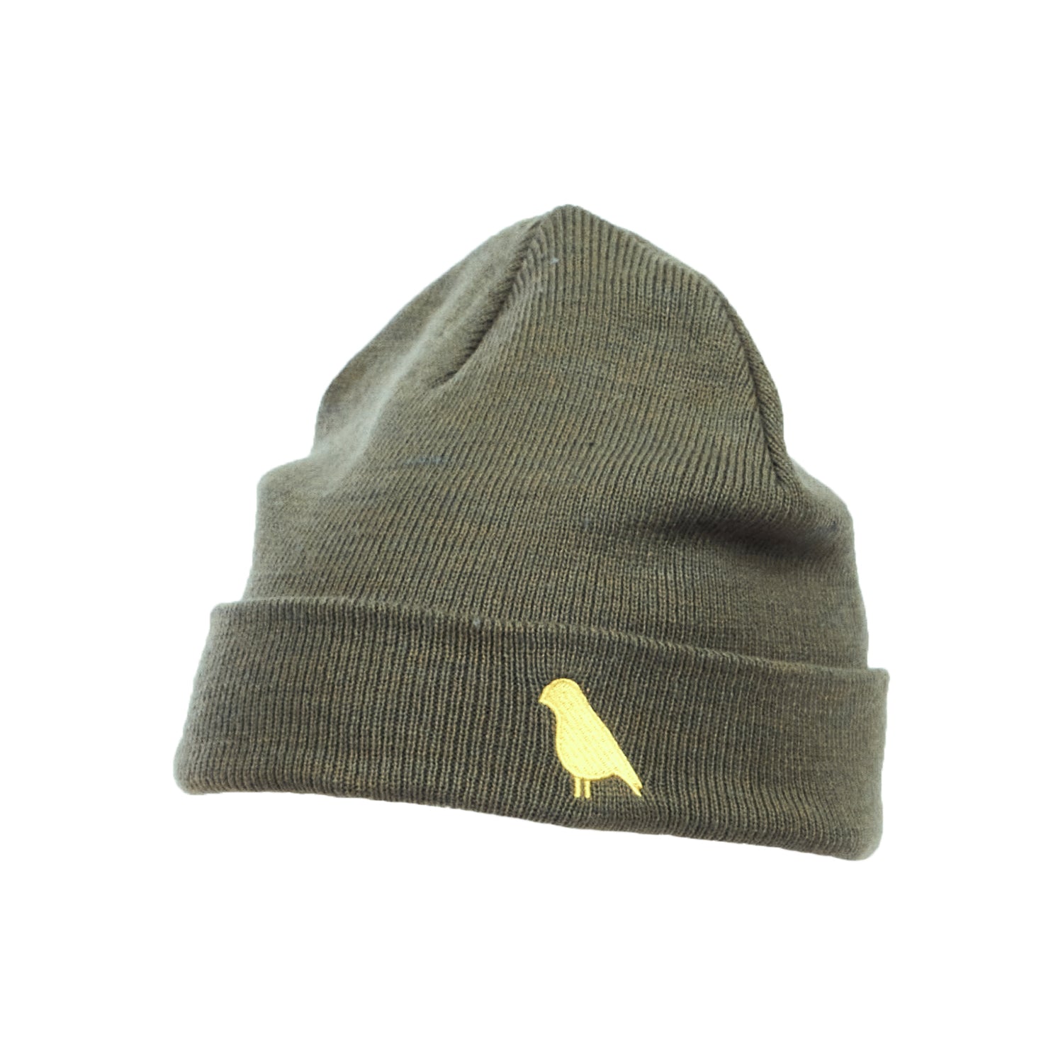 Yuki Threads Bird Beanie 2021 Dark Olive